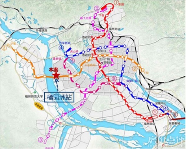 轨交线路图